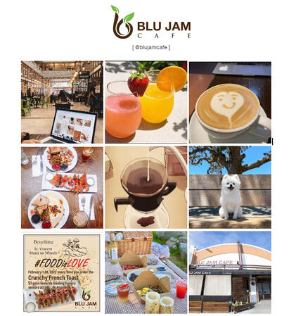 Blu Jam Social Media Calendar